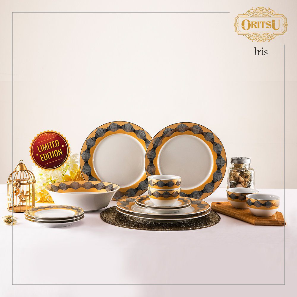 ORITSU Iris dinner set