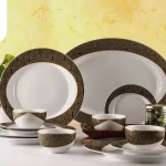 ORITSU Royal leaf dinner set