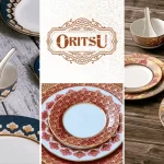 A selection of luxury dinner sets from The ORITSU